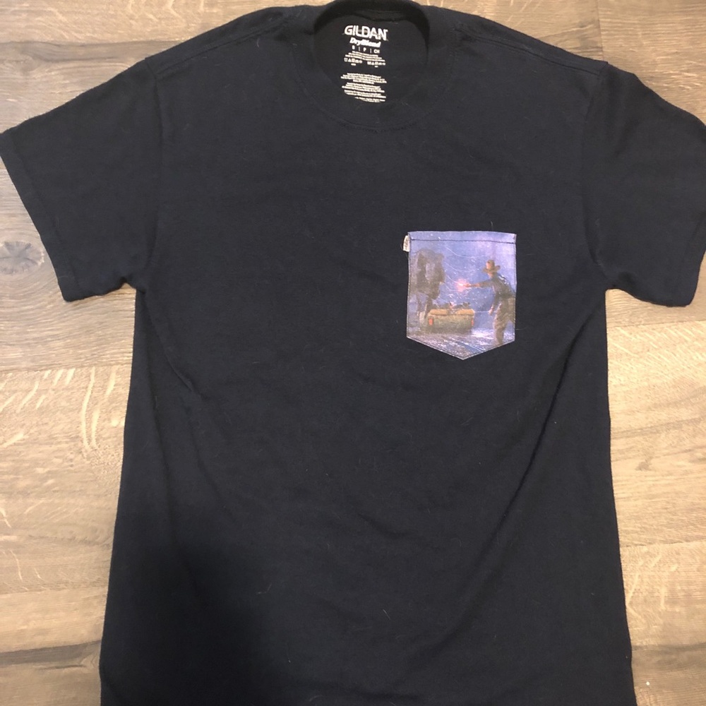 Homemade Jurassic Park Pocket Tee
